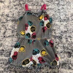 Harajuku Mini‎ Gwen Stefani Romper Shorts Size 2t One Piece Tank Video Game